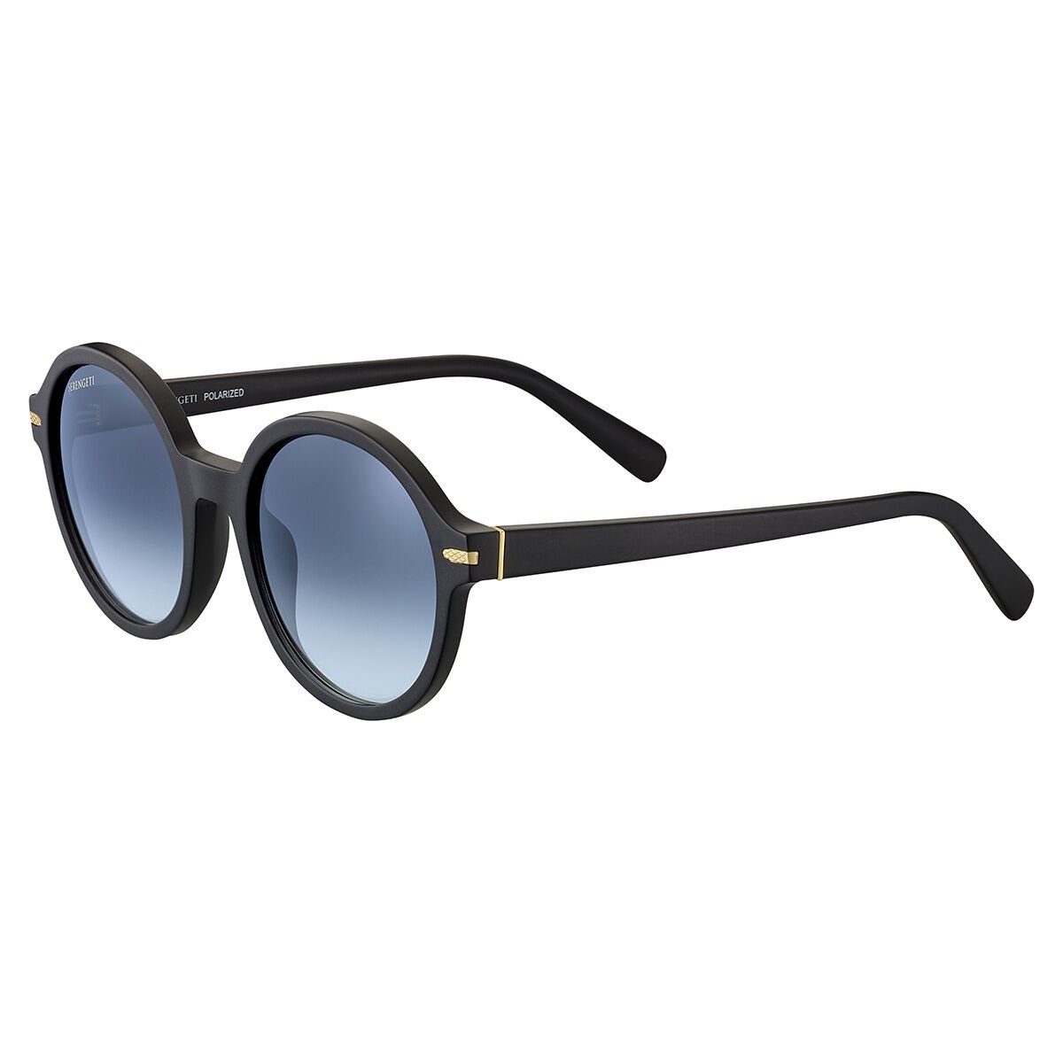 JOAN, Matte Black-Mineral Polarized Blue Gradient Cat 2 to 3, hi-res image number null